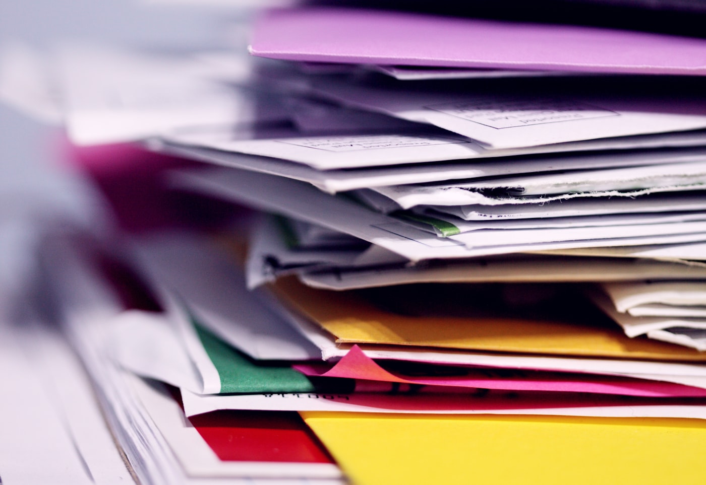 Reams of paper ready to go out